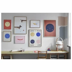 Outlet Affiche 4 émotions 50x70 cm Enfant Décoration Murale|Déco Murale Enfant