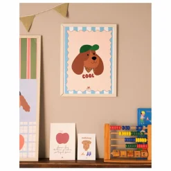 Outlet Affiche Chien Cool Enfant Décoration Murale|Déco Murale Enfant