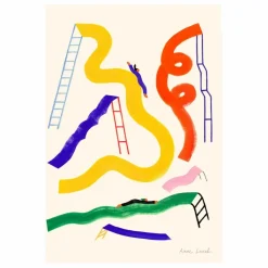 Discount Affiche Glisser Enfant Déco Murale Enfant