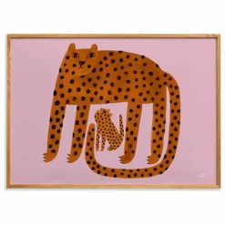 New Affiche Léopards Enfant Déco Murale Enfant