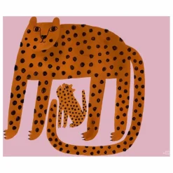 New Affiche Léopards Enfant Déco Murale Enfant