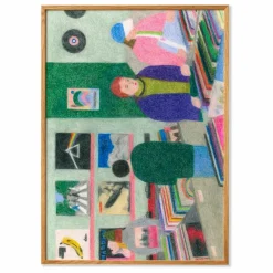 Clearance Affiche Vinyl Shop par Line Hachem Déco Murale, Papier Peint