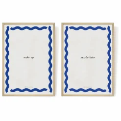 Outlet Affiches Wake up - Maybe later - Set de 2 | Déco Murale, Papier Peint