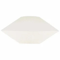 Best Applique Brera demi soucoupe en coton plissé | Luminaires