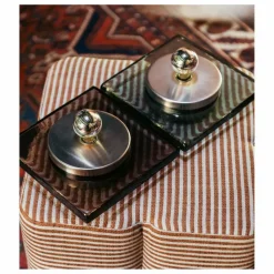 Outlet Applique Marta en verre fumé | Luminaires