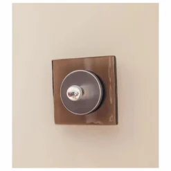 Outlet Applique Marta en verre fumé | Luminaires