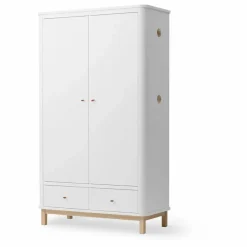 Discount Armoire 2 portes en chêne | Enfant Rangement Enfant