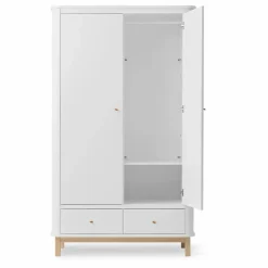 Discount Armoire 2 portes en chêne | Enfant Rangement Enfant