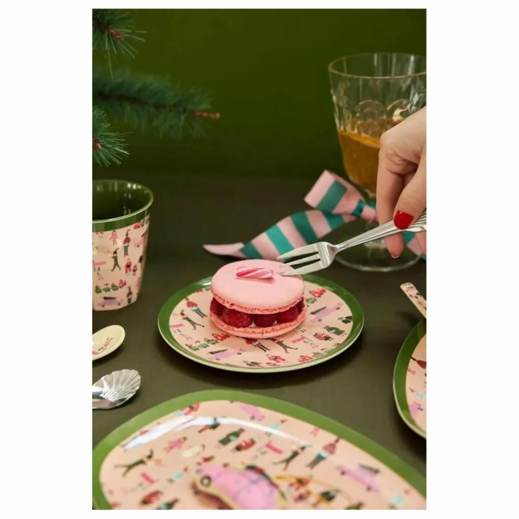 Best Assiette à dessert en mélamine Holiday | Enfant Vaisselle Enfant|Art De La Table