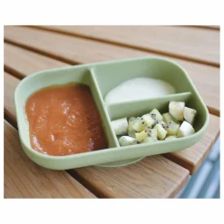 New Assiette compartimentée en silicone | Premiers Repas|Puériculture