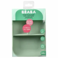 New Assiette compartimentée en silicone | Premiers Repas|Puériculture