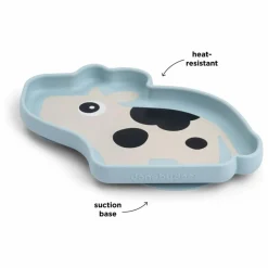 Hot Assiette en silicone avec ventouse Dotti | Premiers Repas|Puériculture