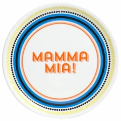 Best Assiette Mamma Mia | Art De La Table