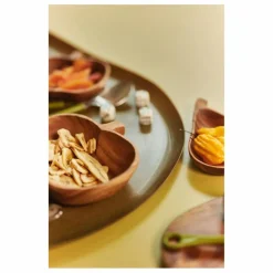 New Assiette Pomme en acacia Enfant Vaisselle Enfant|Art De La Table