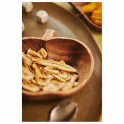 New Assiette Pomme en acacia Enfant Vaisselle Enfant|Art De La Table