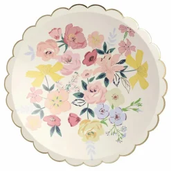 Sale Assiettes en carton English Garden - Set de 8 Enfant Décoration De Fête