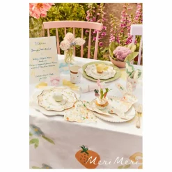 Discount Assiettes florales printanières - Set de 8 | Enfant Décoration De Fête