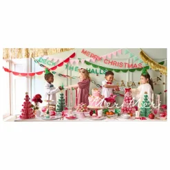 Outlet Assiettes Sapin de Noël - Lot de 8 Enfant Décoration De Fête