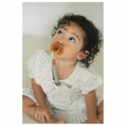 Hot Attache-tétine en caoutchouc naturel et bois d'hévéa | Puériculture|Vaisselle, Tétines