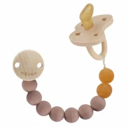 Best Attache-tétine en caoutchouc naturel et bois d'hévéa | Vaisselle, Tétines