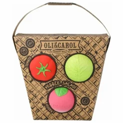 Best Balles sensorielles Salade de légumes - Lot de 3 Hochets Et Anneaux De Dentition|Jouets D'Éveil
