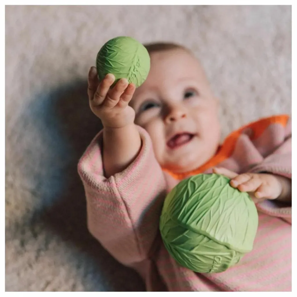 Best Balles sensorielles Salade de légumes - Lot de 3 Hochets Et Anneaux De Dentition|Jouets D'Éveil