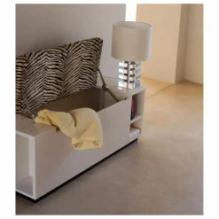 Online Banc coffre Cameleon en bois laqué et velours tigre | Chaises, Tabourets, Bancs