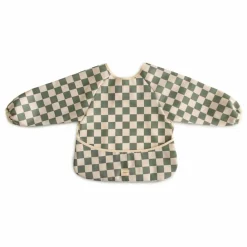 Outlet Bavoir à manches Check | Bavoirs|Puériculture