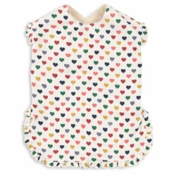 Hot Bavoir à volants Comea Cœurs Bavoirs|Puériculture