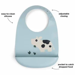 Hot Bavoir en silicone Dotti | Bavoirs|Puériculture