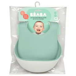 New Bavoir silicone - Set de 2 | Bavoirs|Bavoirs, Langes