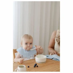 Hot Bavoirs pétale Periwinkle en coton bio - Set de 3 | Bavoirs|Puériculture