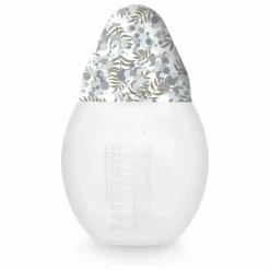 New Biberon en silicone médical et tétine physiologique Mimosa Field - x Liberty | Biberons|Puériculture