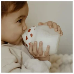 New Biberon en silicone médical et tétine physiologique Full of Love Biberons|Cadeau De Naissance