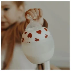 New Biberon en silicone médical et tétine physiologique Full of Love Biberons|Cadeau De Naissance