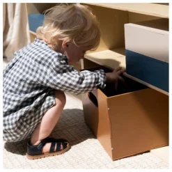 Sale Boite de rangement en bois | Enfant Rangements|Patères, Paniers Enfant