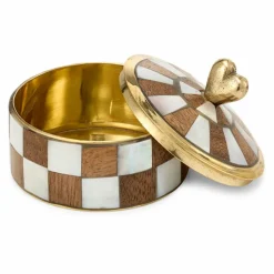 Boîte à carreaux Woody Circus | Petits Rangements