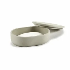 Hot Boîte ovale avec couvercle | Salle De Bain