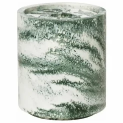 Best Boîte ronde à coton-tige avec couvercle Mist | Salle De Bain