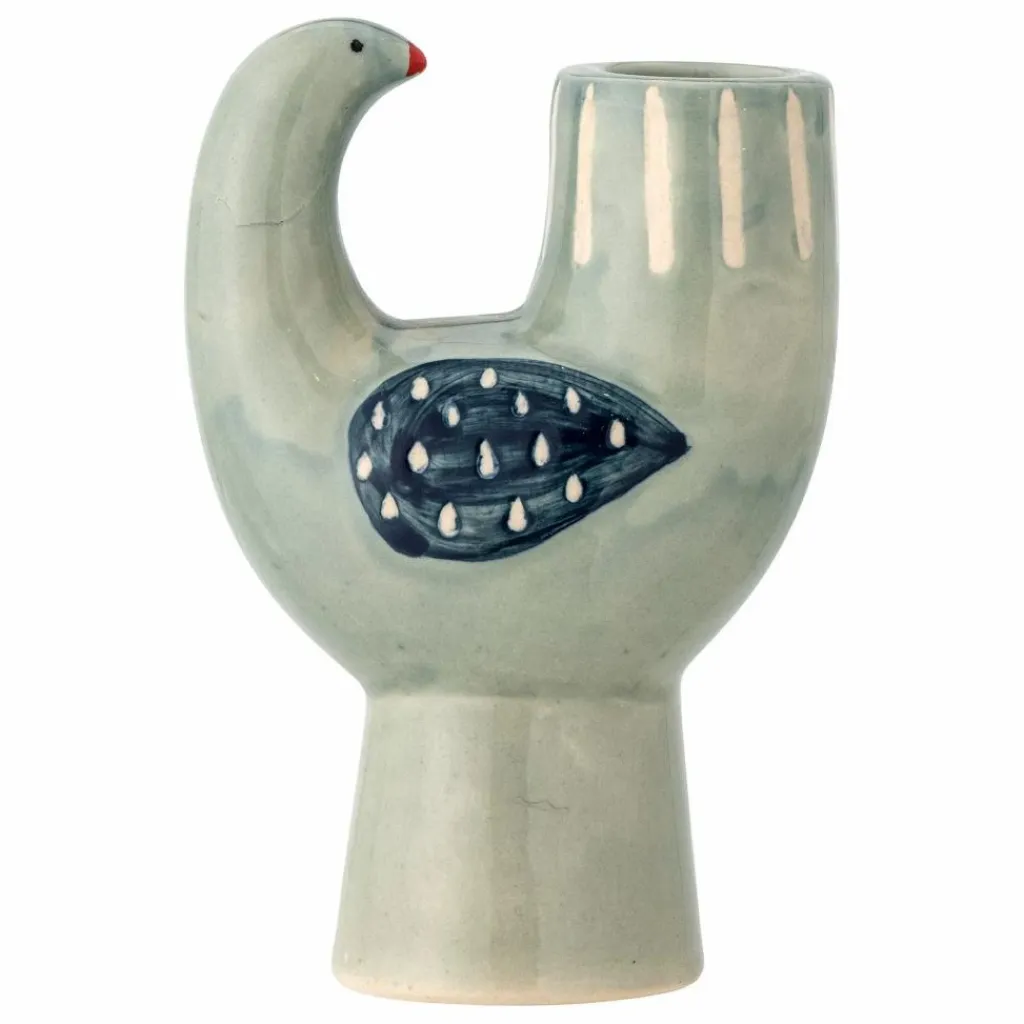 Bougeoir oiseau en grès Trudy | Vases, Objets Déco