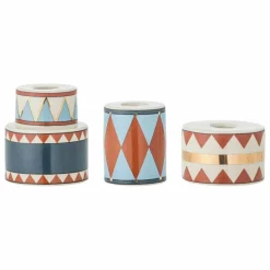 Discount Bougeoirs Bitja en grès - Set de 3 | Vases, Objets Déco