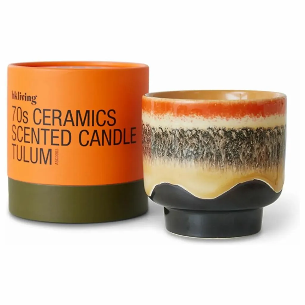 Outlet Bougie 70s ceramics Tulum | Homme Bougies, Senteurs|Bougies, Senteurs