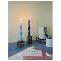Clearance Bougie torsadée Twist - Set de 2 | Bougies, Senteurs