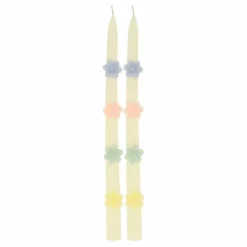 Discount Bougies Fleurs - set de 2 | Enfant Décoration De Fête