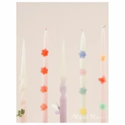 Discount Bougies Fleurs - set de 2 | Enfant Décoration De Fête