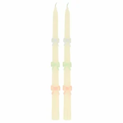 Outlet Bougies Nœuds - Set de 2 | Enfant Décoration De Fête