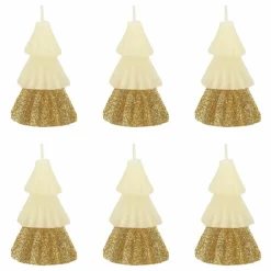 Clearance Bougies Sapin - set de 6 | Enfant Décoration De Fête