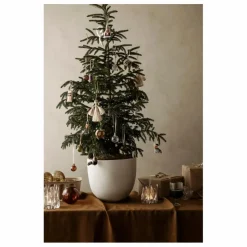 Boule de noël Anges en jute - Set de 2 Enfant Décoration De Fête