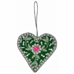 Online Boule de Noël Cœur | Enfant Décoration De Fête