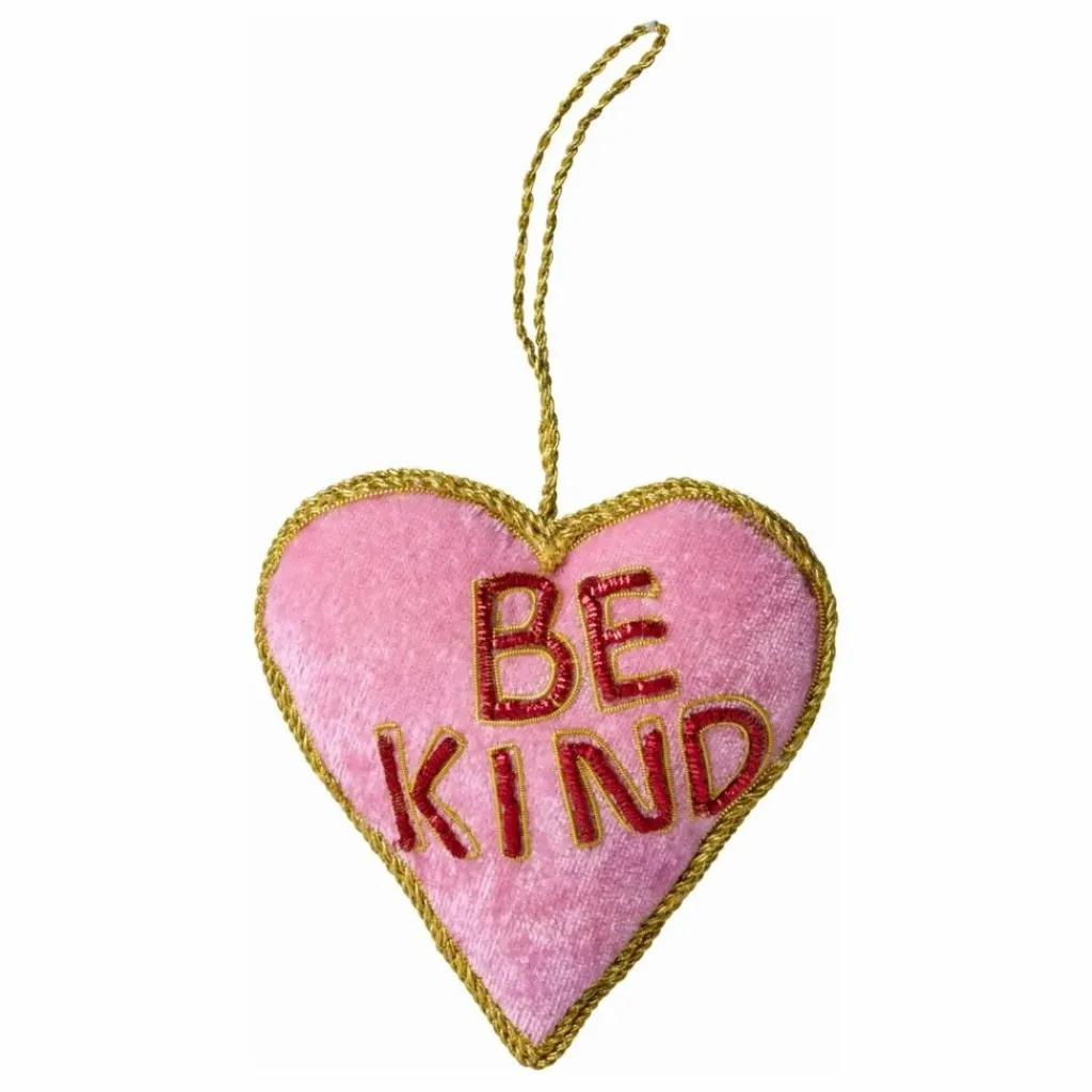 Outlet Boule de Noël Cœur Be Kind | Enfant Décoration De Fête